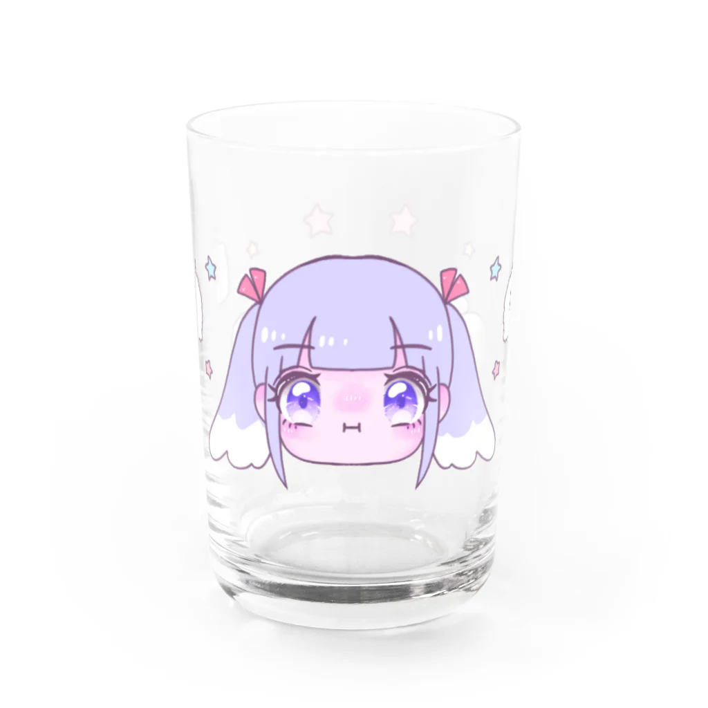 ぐみいの女の子とへんてこさん Water Glass :front