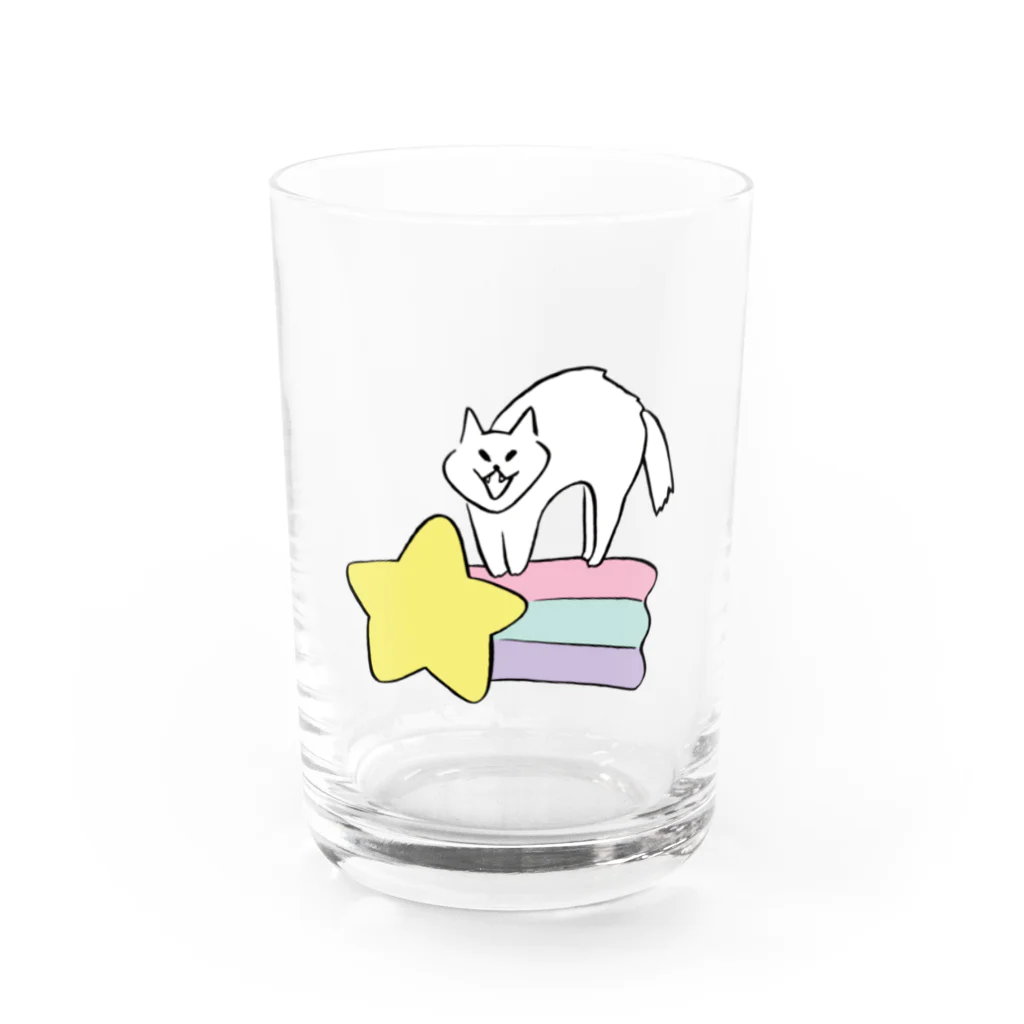 Zacchino!のお星さまに乗せられて(怒) Water Glass :front