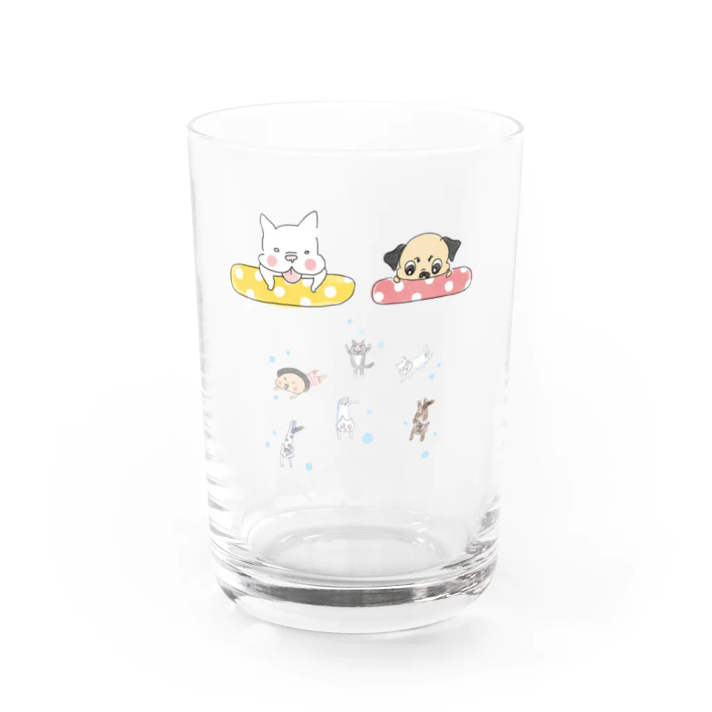 裏ひぐちのひぐちプール Water Glass :front