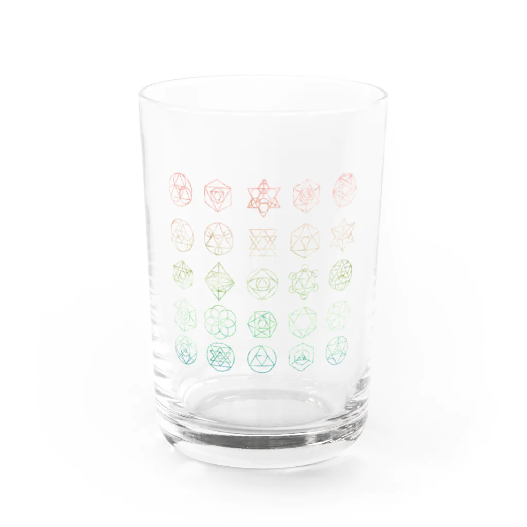 CHUP SHOPの幾何学 Water Glass :front