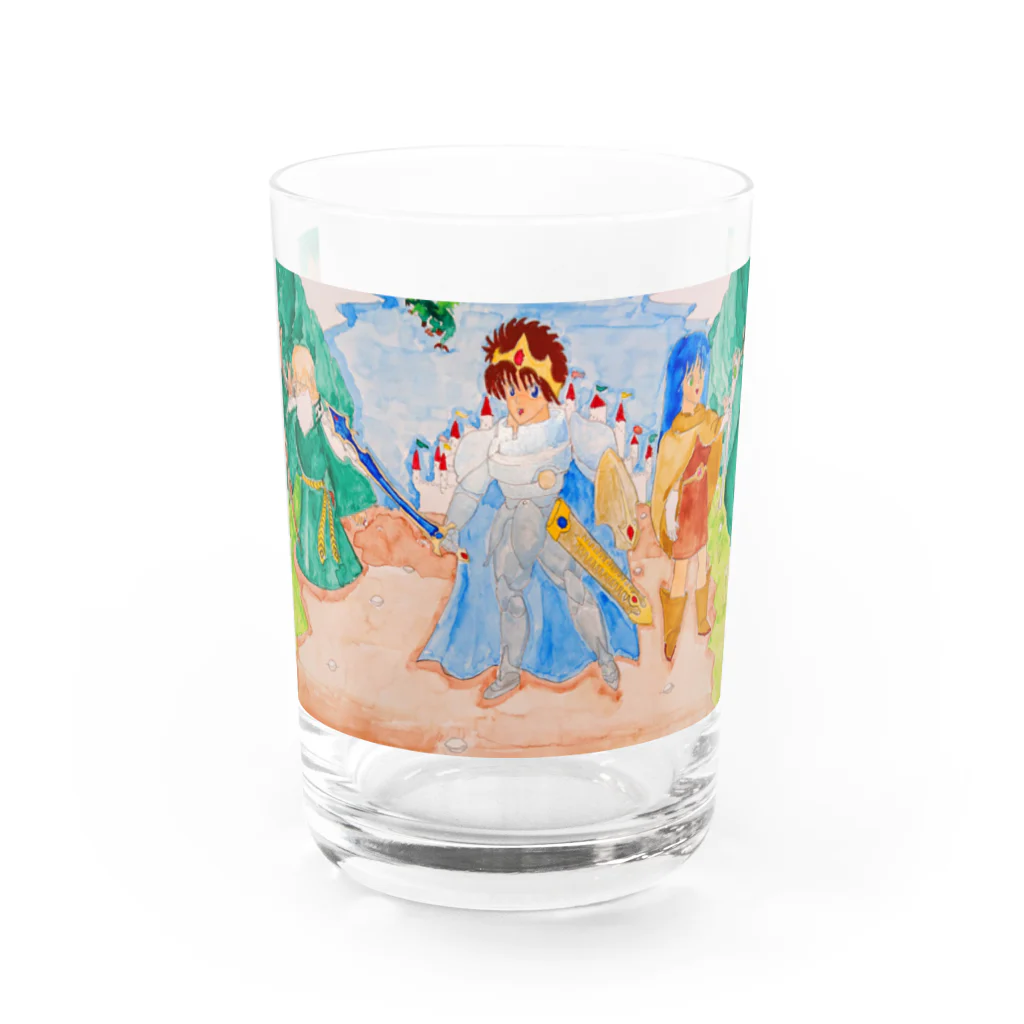 LIONの信仰的ショップの旅立ち Water Glass :front