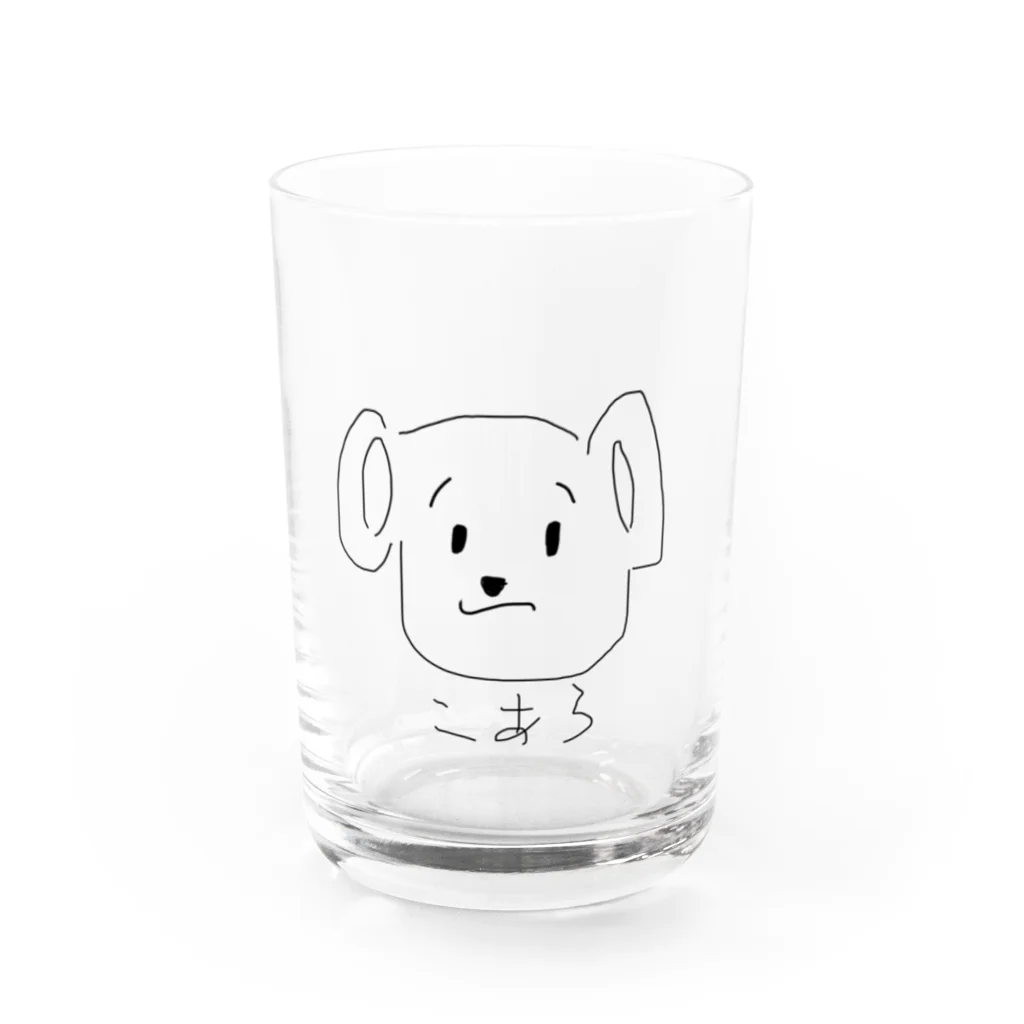 逮捕間近のコアラグラス Water Glass :front