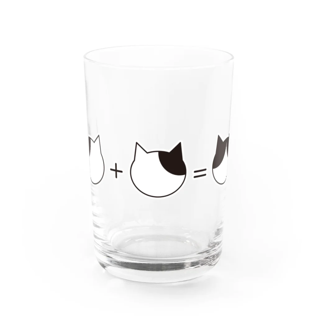 TOMのはちわれ計算 Water Glass :front