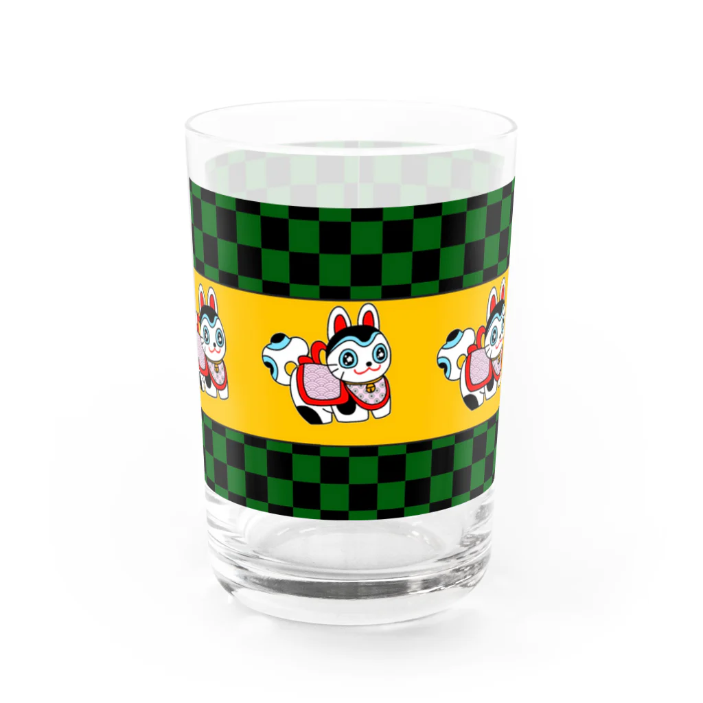 ヒロミンゴフラミンゴの狛犬くん Water Glass :front