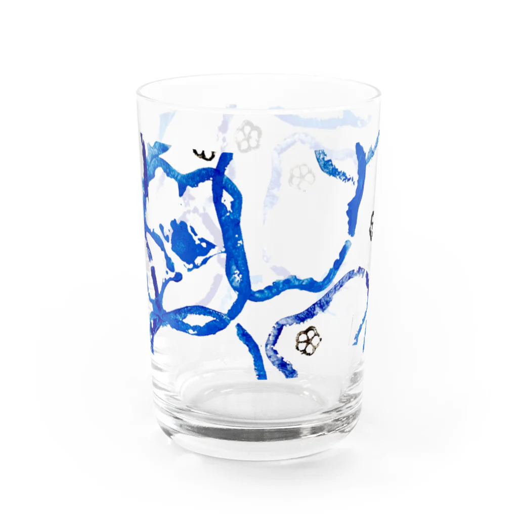 魔法のこむぎ໒꒱· ﾟのピーマン柄 Water Glass :front