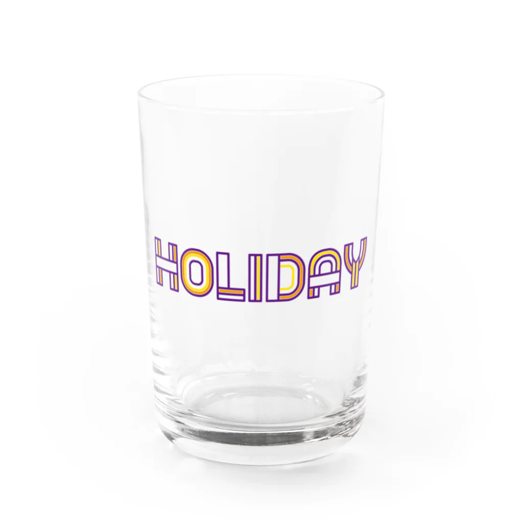 elic0514のHOLIDAY Water Glass :front
