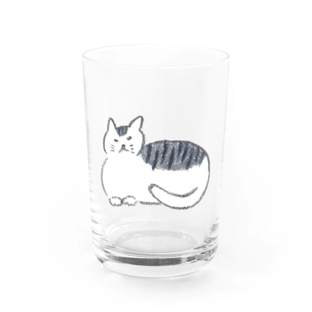 yosicoのモチネコ Water Glass :front