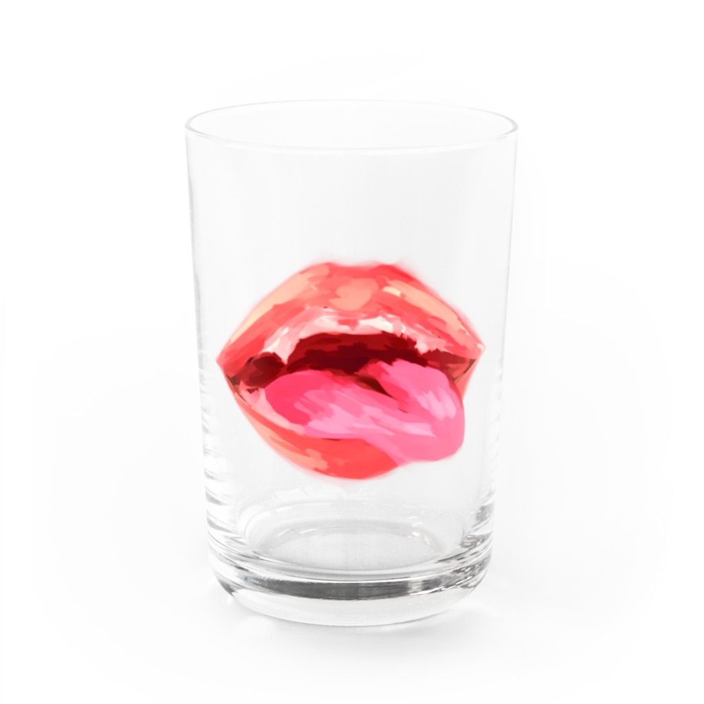 チャーシュー丼屋のおくち Water Glass :front