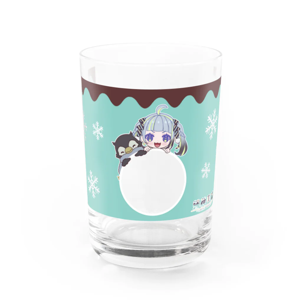 薄荷 爽凛 ❄️🌿🍫Vtuberの爽凛と飲める❄ Water Glass :front