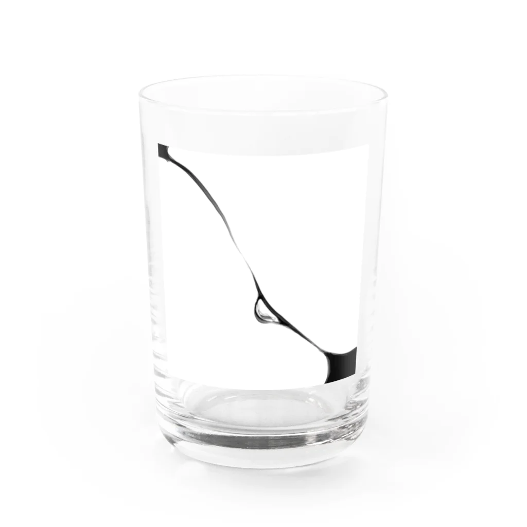 藻川湯畔の人間 Water Glass :front