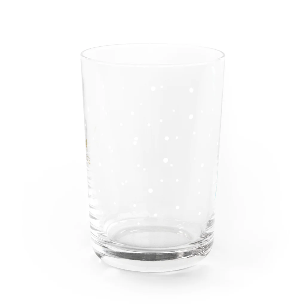 kissa polaris｜喫茶ポラリスのなんでもクリームソーダグラス_blue Water Glass :front