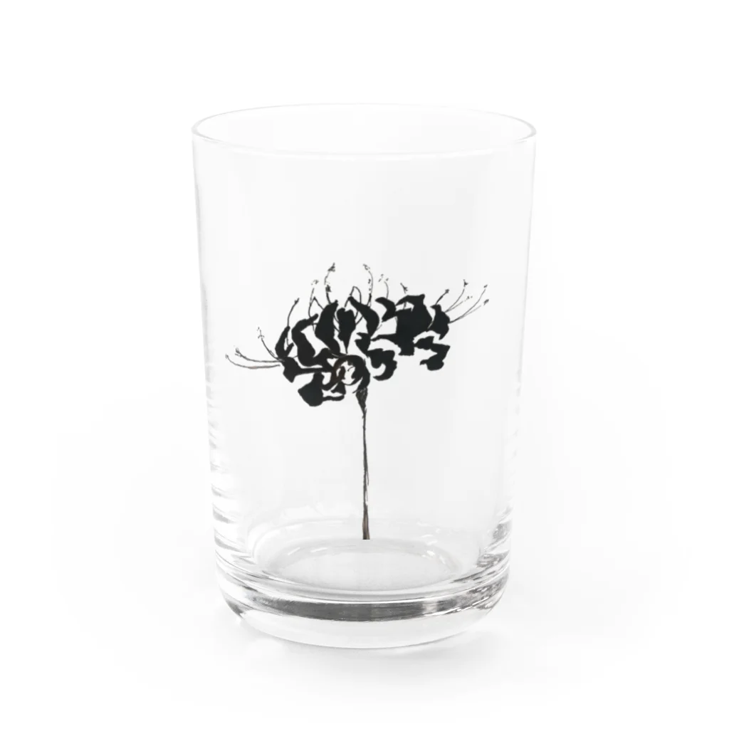 yunoの彼岸花 Water Glass :front