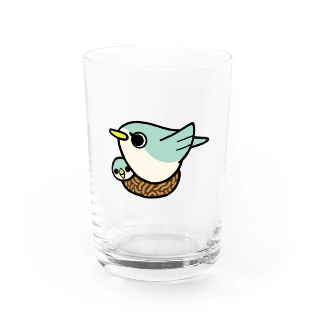 ゴロ画伯におまかせ！のワピピ！ Water Glass :front