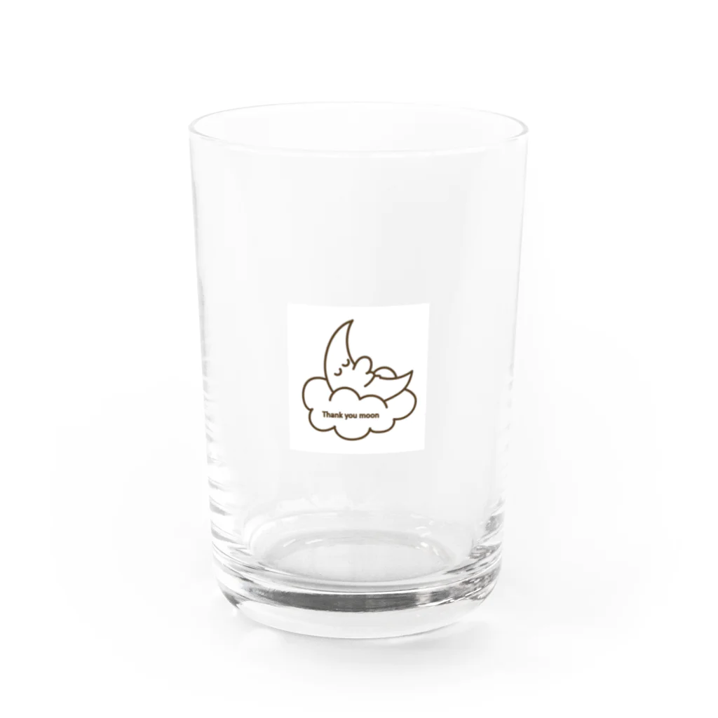 sloworbit_____のthank you moon Water Glass :front