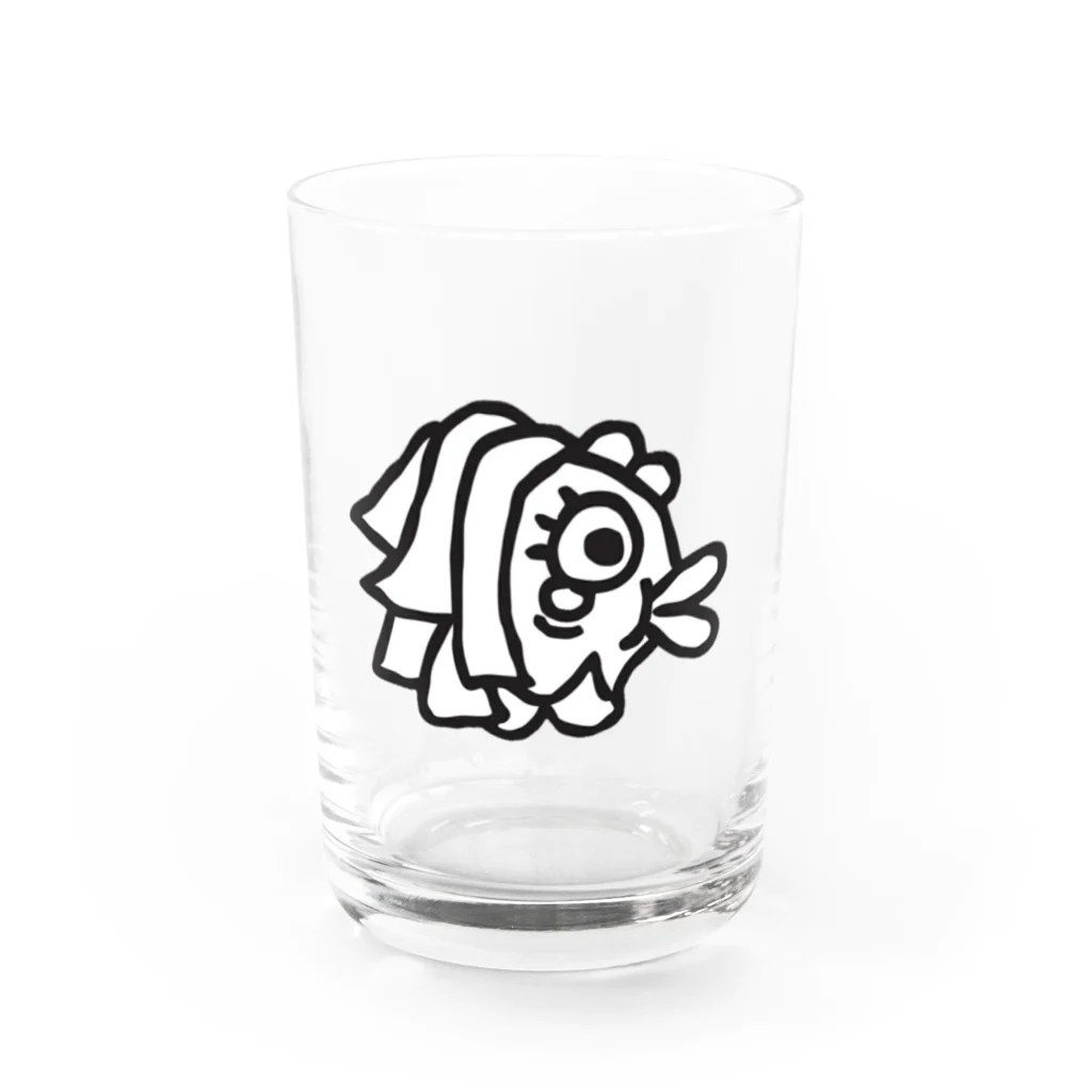 ハローマーライオンのｄふぁｄふぁ Water Glass :front