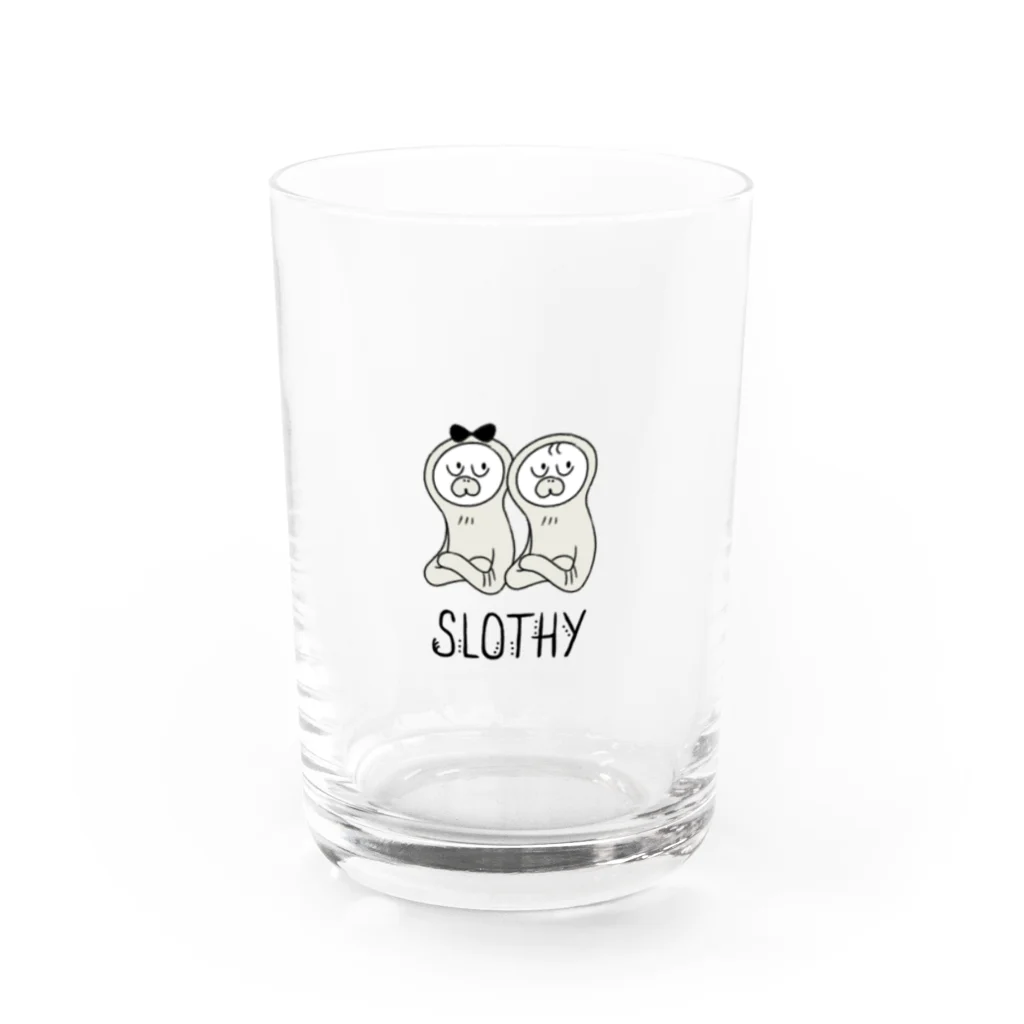 SLOTHY（スロッシー）のSLOTHY『考え中』 グラス前面