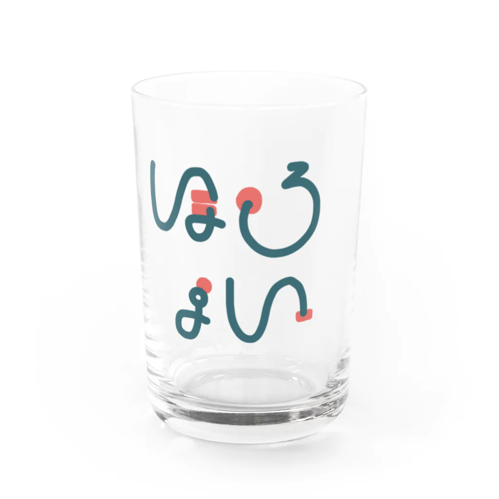 ほろ酔いちゃんのほろよい Water Glass :front