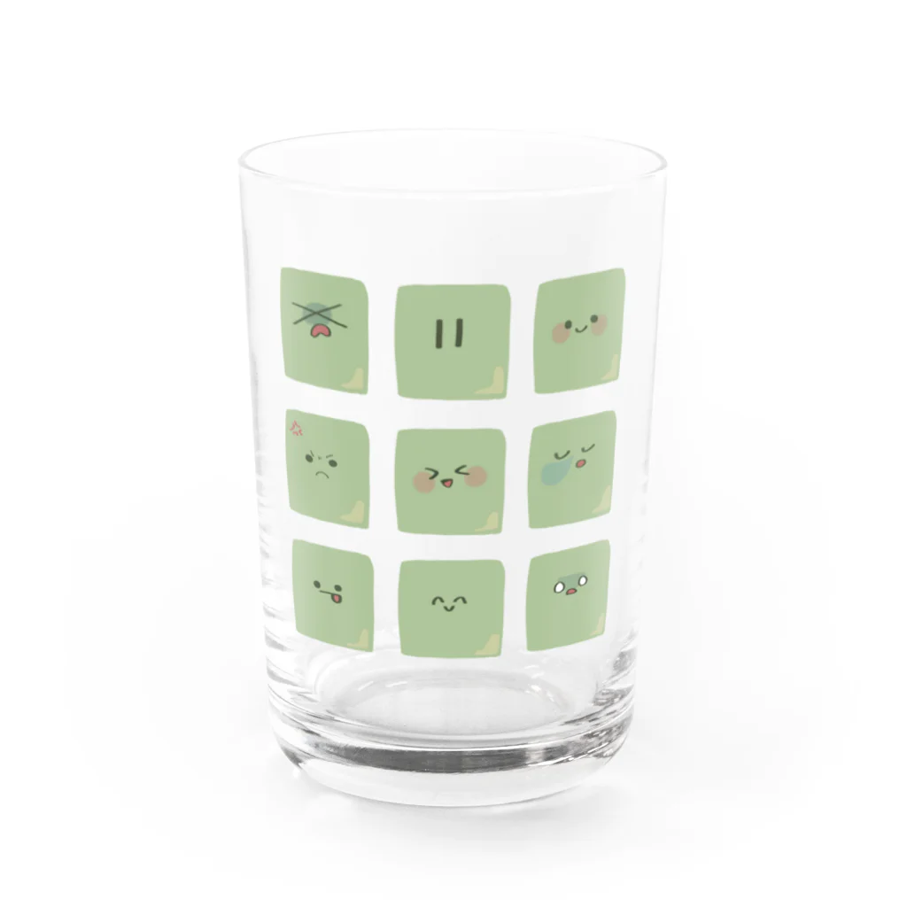 あろえの色々飲んじゃえ Water Glass :front