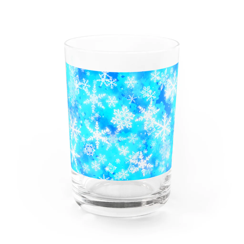 あゆみん家の雪 Water Glass :front