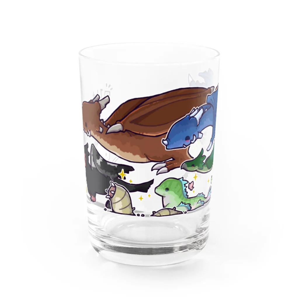 ぴくとのドラクラ Water Glass :front