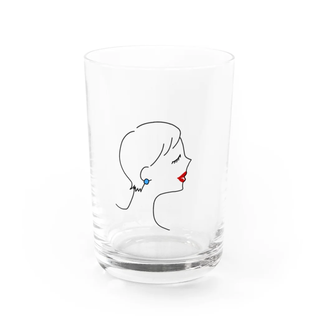 めめ。のステキな女性︎💕︎💄 Water Glass :front