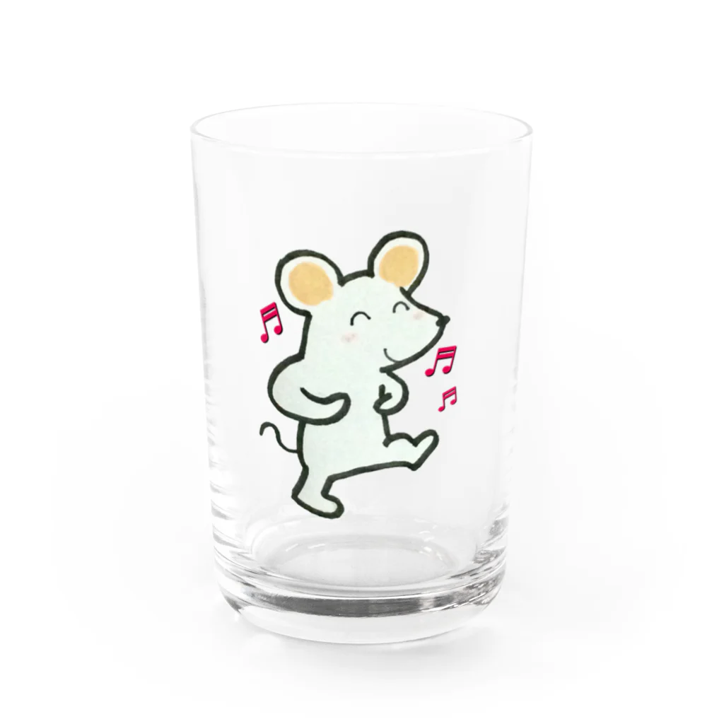 susnkのねずみ Water Glass :front