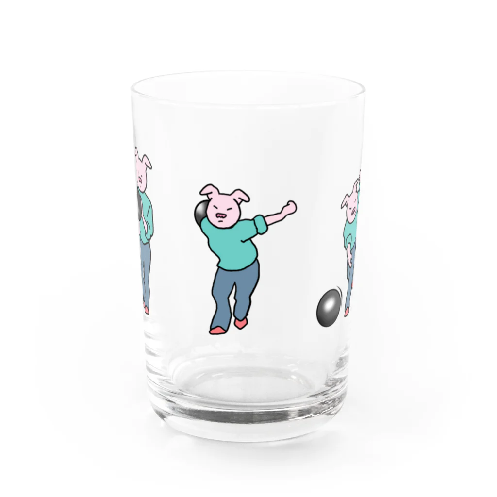 サルハ亭の豚さんボーラー グラス前面