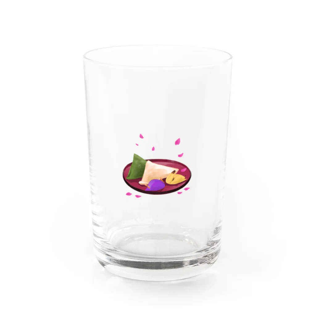 mochan_netの八つ橋ウミコチョウ Water Glass :front