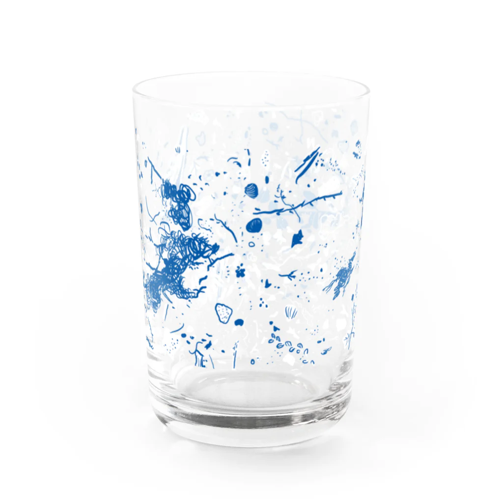 みなはむの砂浜 Water Glass :front