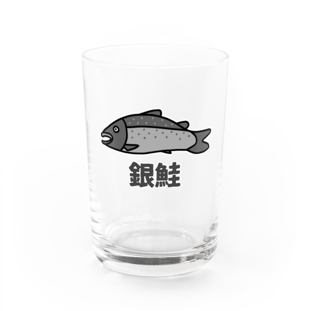 麦畑の銀鮭② Water Glass :front