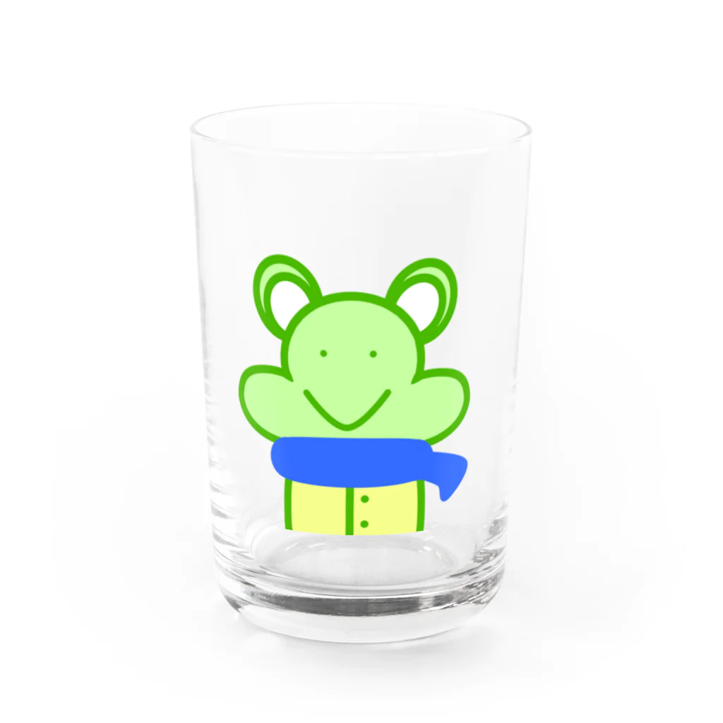 isaisaiisaaのカエルなのかなんなのか Water Glass :front