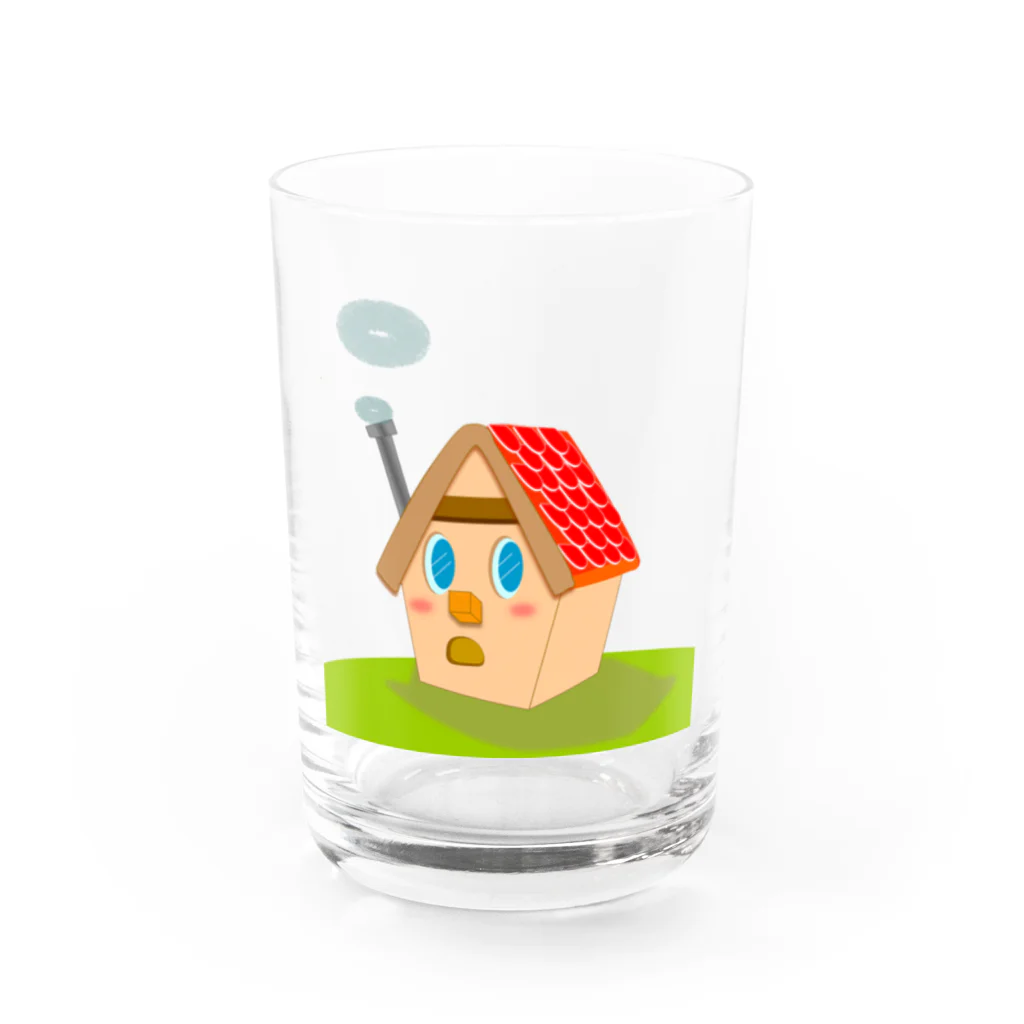 MOMODAMONのかわいいおうち Water Glass :front