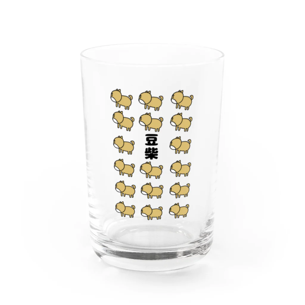 麦畑の豆柴① Water Glass :front