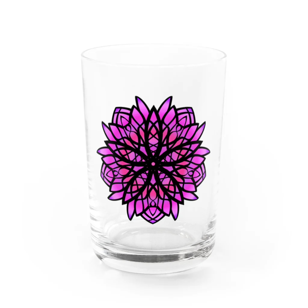 天獄堂の華曼陀羅033 Water Glass :front