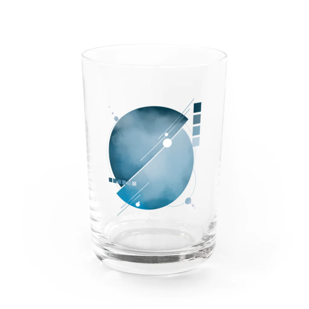 AZUKIのまる Water Glass :front