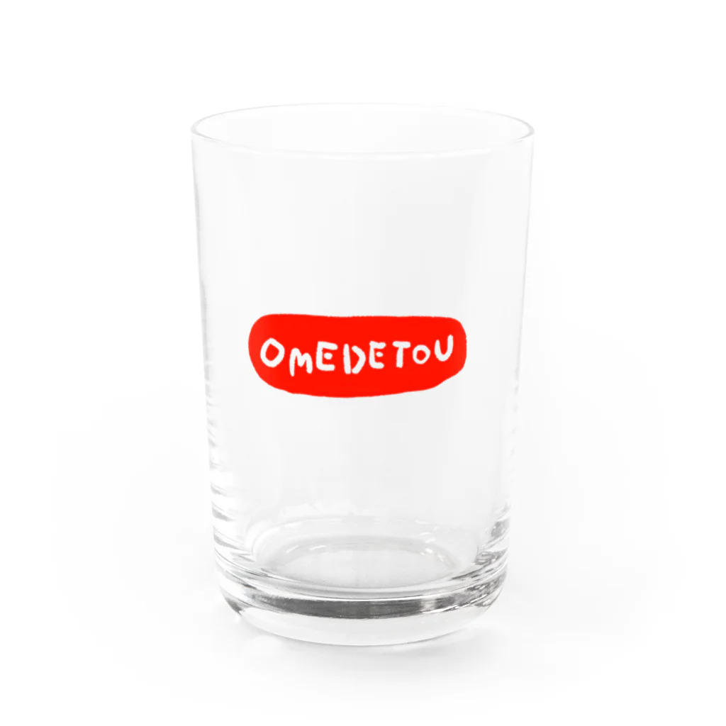 サウザン1000のお店のOmedetou Water Glass :front