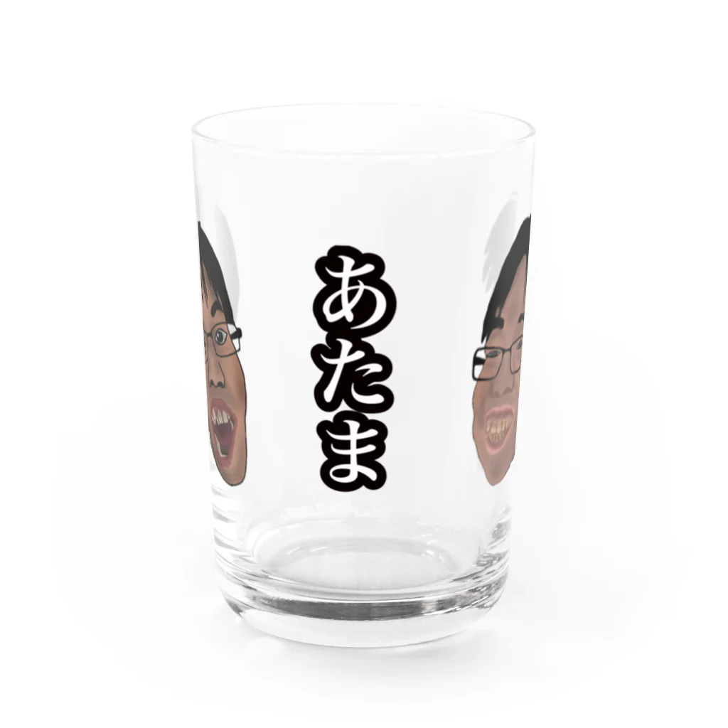 0mのあたま Water Glass :front