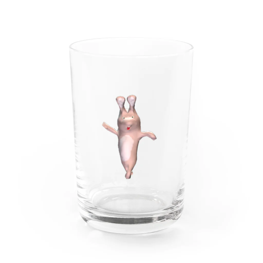 YASEIのウサラビット Water Glass :front