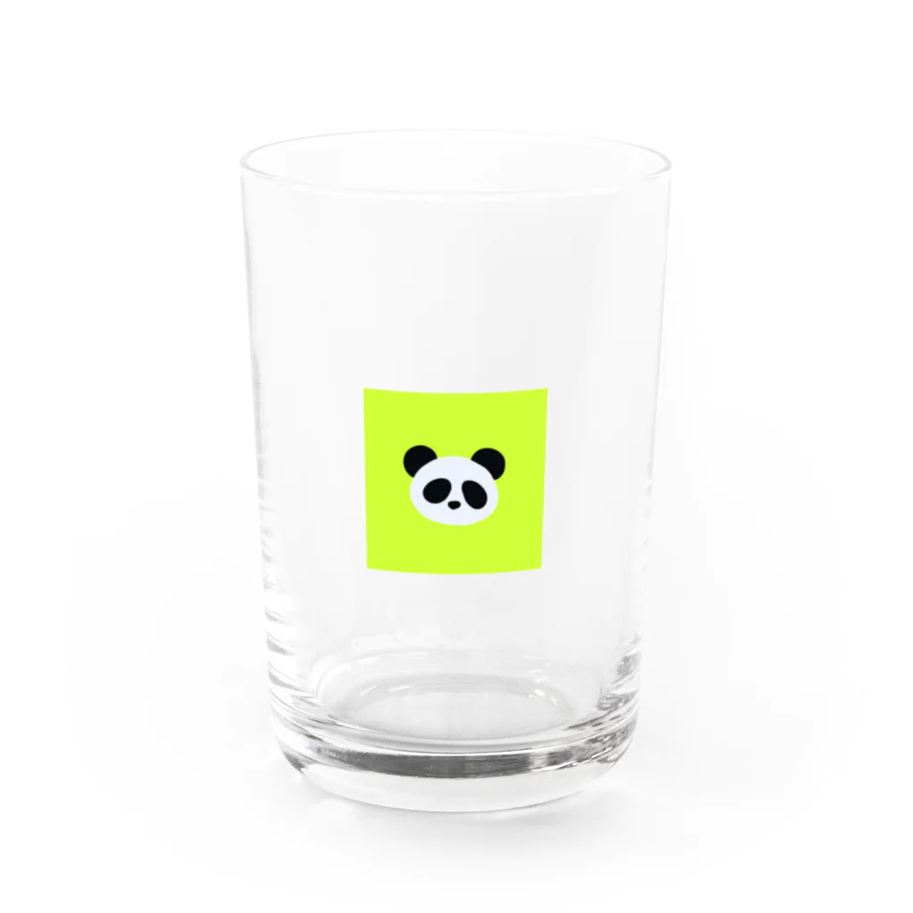 xiangの黄パンダ Water Glass :front
