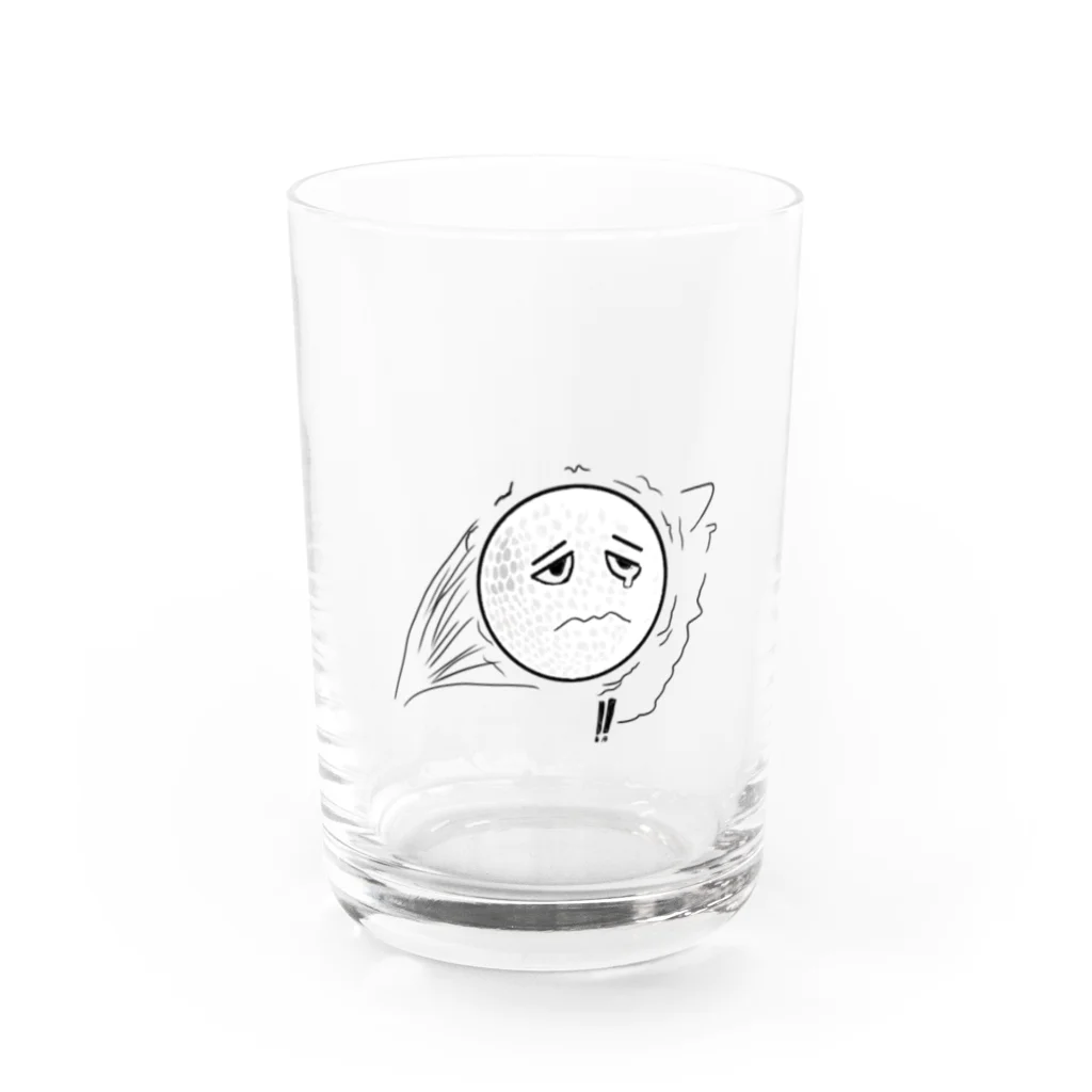 新台のOBくん Water Glass :front