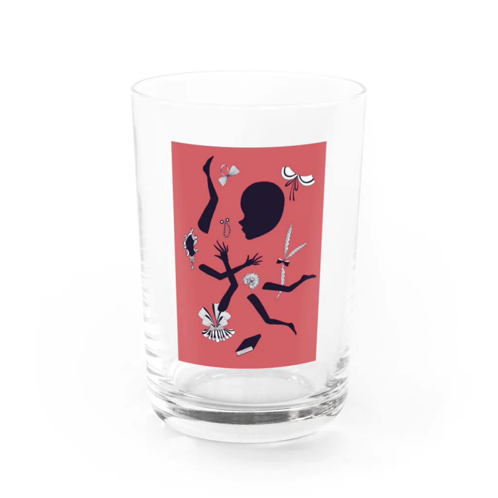 あみめのサーカスのラブリー・メランコリック Water Glass :front