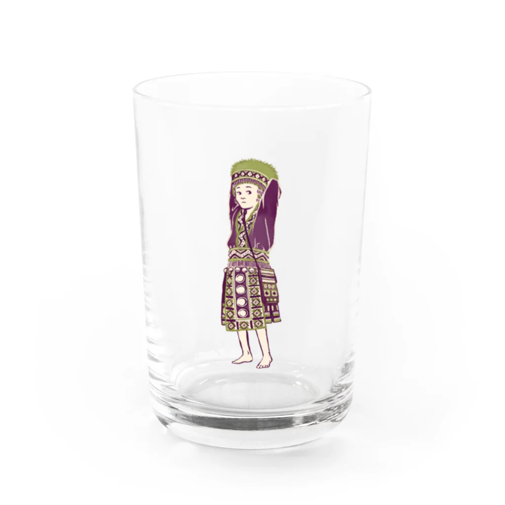 IZANAMI by Akane Yabushitaの【タイの人々】モン族の女の子 Water Glass :front