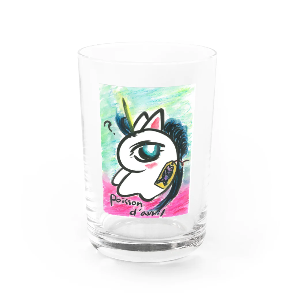 ユニコーンのしっぽのユニコーンとエイプリルフール Water Glass :front