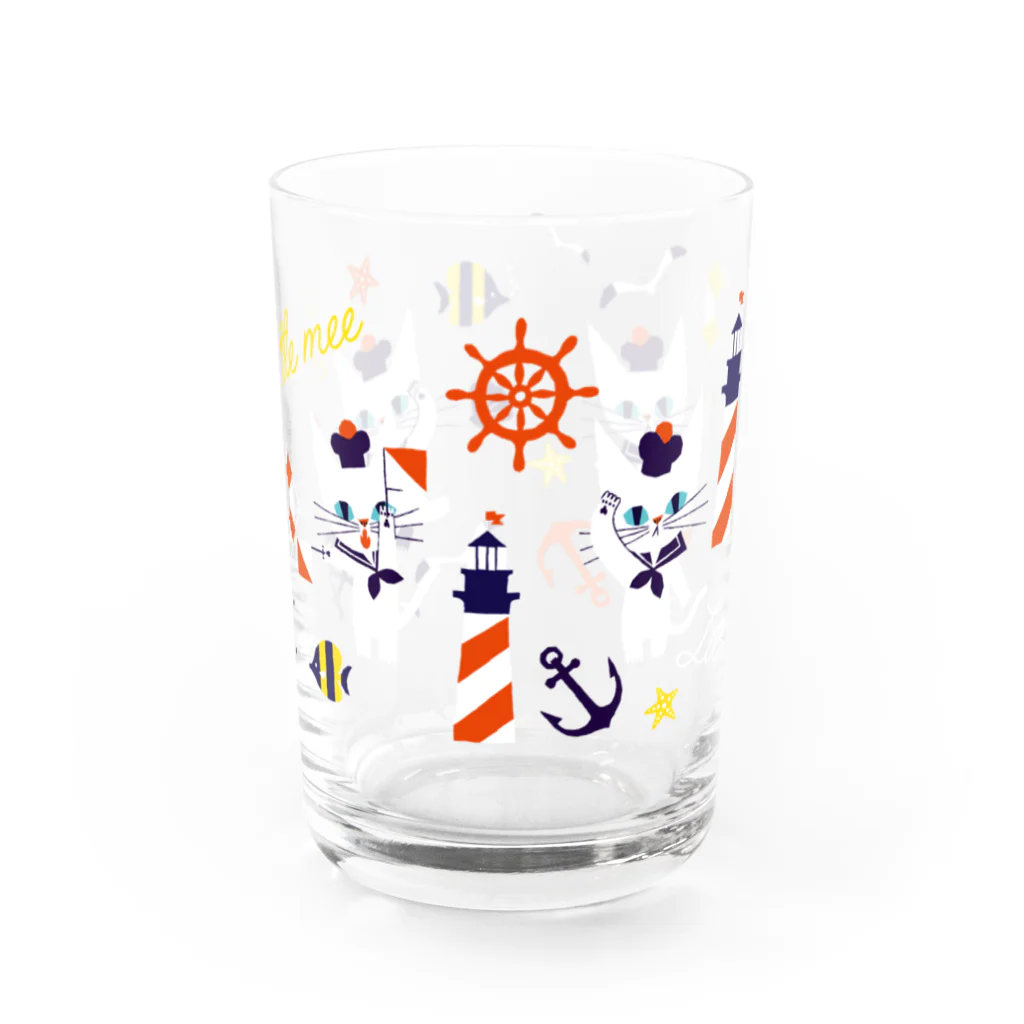 黒ねこ意匠企画室のLittle mee Water Glass :front