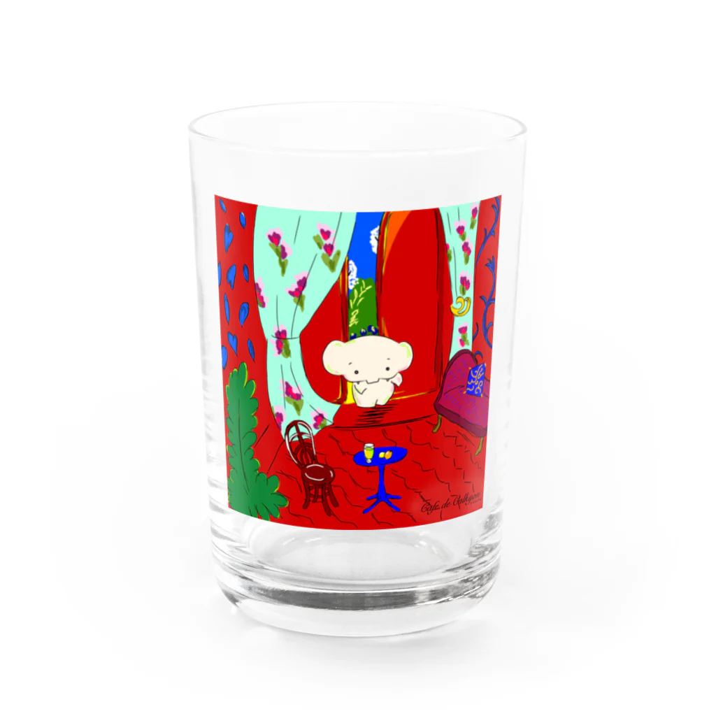 MandTArt　マンドトルテのThe Red Room/Cafe de Calkyon Water Glass :front