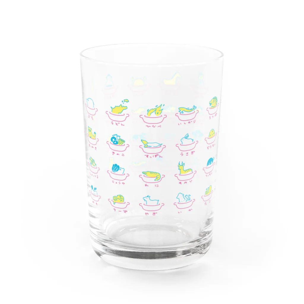 花屋のおなべ Water Glass :front