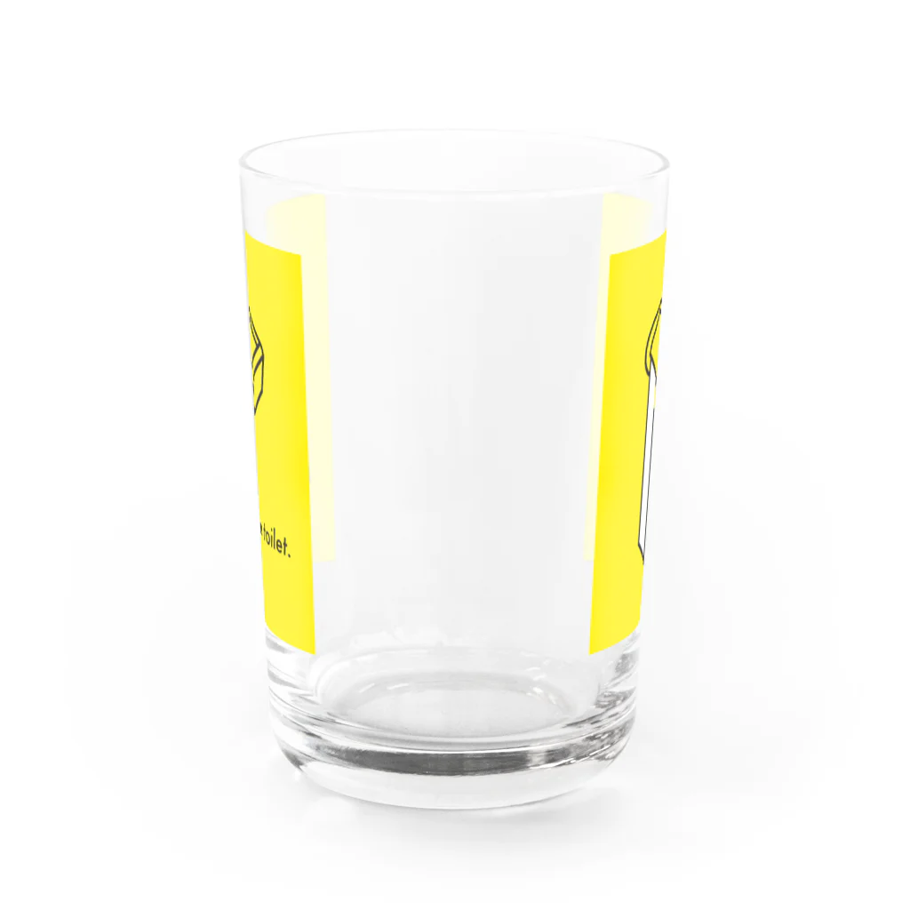 モーモーポルレノンの『トイレット』 Water Glass :front