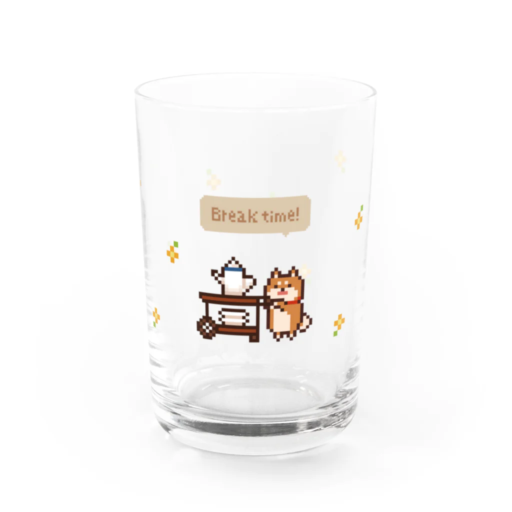 おむすびマーケットのBreak time!　グラス Water Glass :front