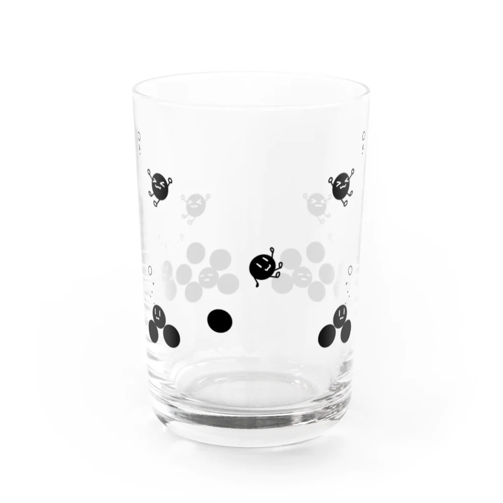 A＆OShopのたぴおかーず（黒） Water Glass :front