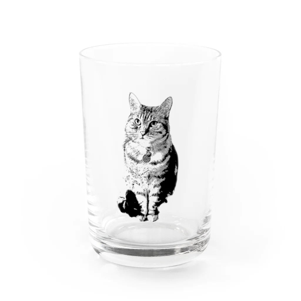 MIKAのかりんちゃんは待ってる Water Glass :front